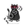 smiling black cat t shirt design generator 1512d  3 